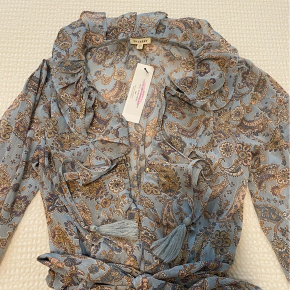 En Crème paisley print romper - Picture 4 of 6